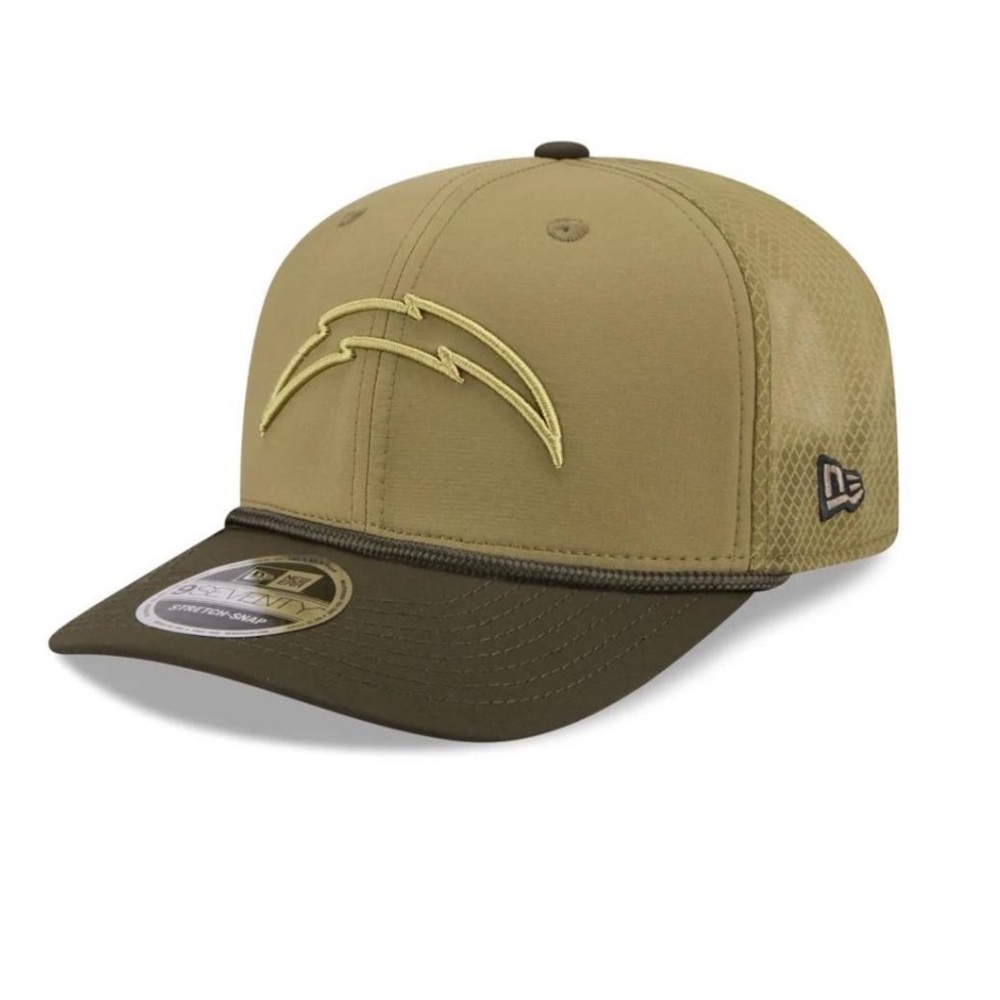 New Era Khaki and Olive Cap - Los Angeles Chargers